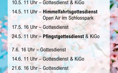 Gottesdienste Mai & Juni 2026